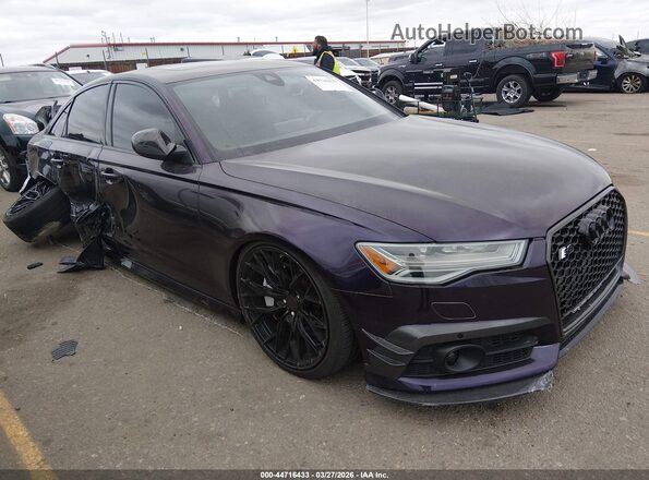 WAUFFAFC2JN038024 2018 AUDI S6 Purple Առջևի աջ