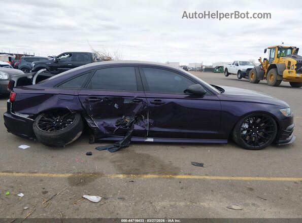 WAUFFAFC2JN038024 2018 AUDI S6 Purple Սալոնի հետևի տեսք