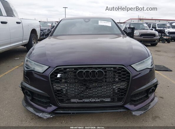 WAUFFAFC2JN038024 2018 AUDI S6 Purple Սարքավորումների վահանակի տեսք