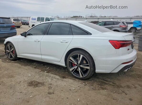 WAUFFBF2XNN053809 2022 AUDI S6 Белый Задняя левая четверть