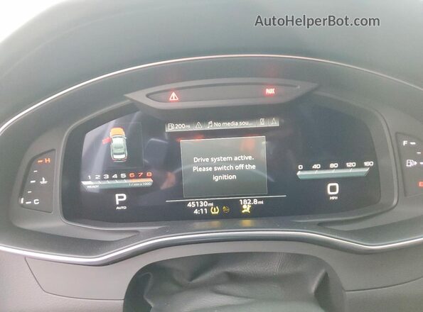 WAUFFBF2XNN053809 2022 AUDI S6 Белый Вид щитка приборов