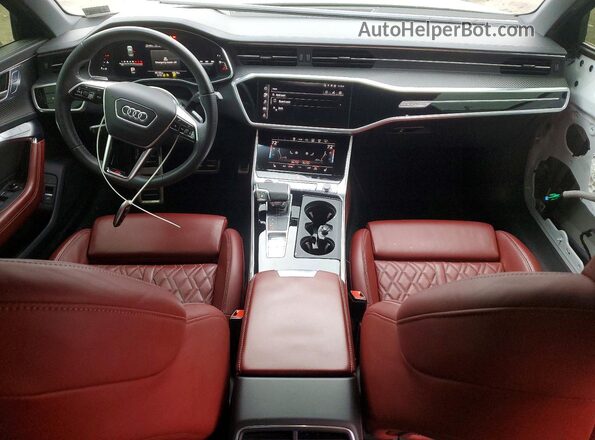 WAUFFBF2XNN053809 2022 AUDI S6 Белый Вид панели приборов