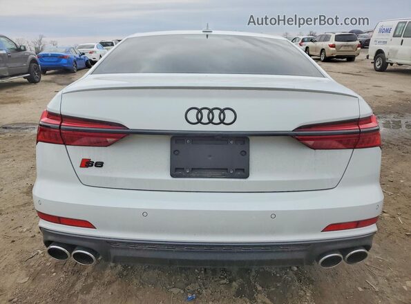 WAUFFBF2XNN053809 2022 AUDI S6 Белый Вид сзади