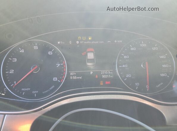 WAUGFAFC0GN136210 2016 AUDI OTHER Белый Вид щитка приборов