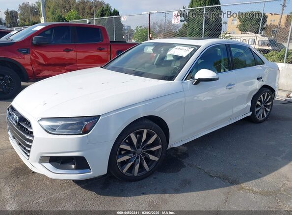 WAUGMAF42LA045374 2020 AUDI OTHER White Առջևի ձախ երեք քառորդ տեսարան
