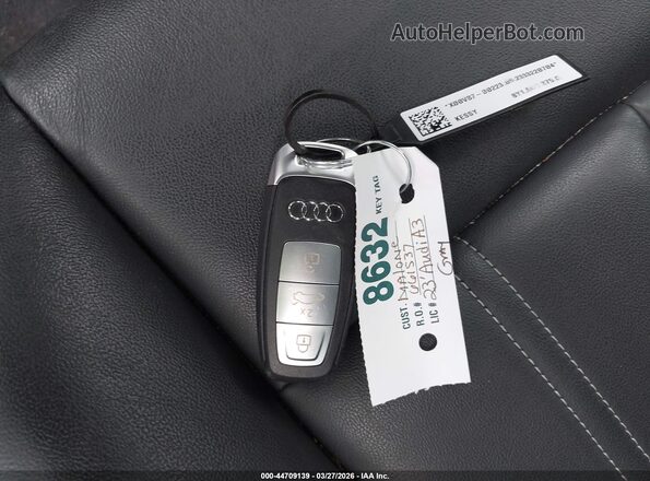 WAUGUDGY7PA146662 2023 AUDI OTHER Gray Вид панелі приладів