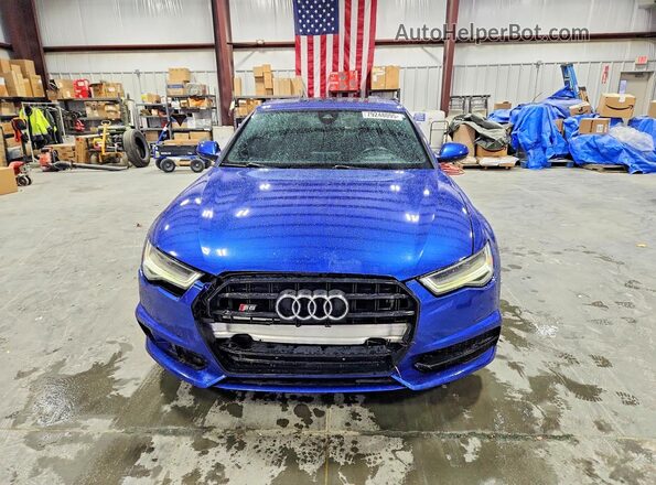 WAUH2AFC7GN094201 2016 AUDI S6 Синий Вид спереди