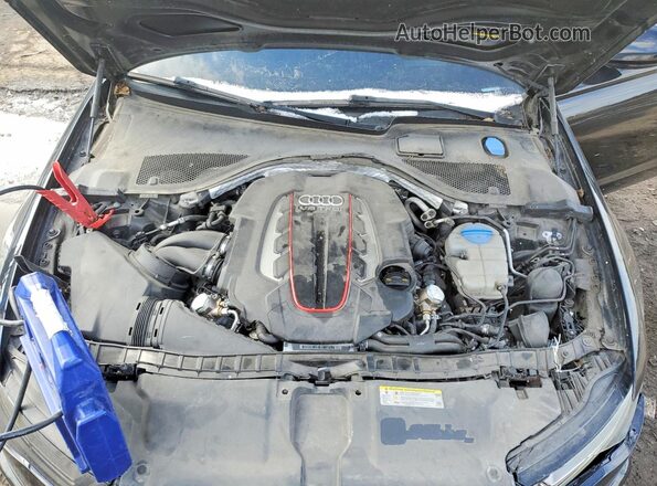 WAUHFAFC2HN052640 2017 AUDI S6 Черный Вид задней части салона