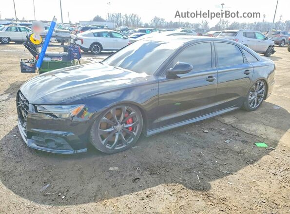 WAUHFAFC2HN052640 2017 AUDI S6 Черный Передняя левая четверть