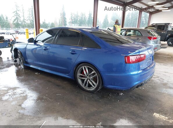WAUHFAFC4HN043101 2017 AUDI S6 Синий Задняя левая четверть