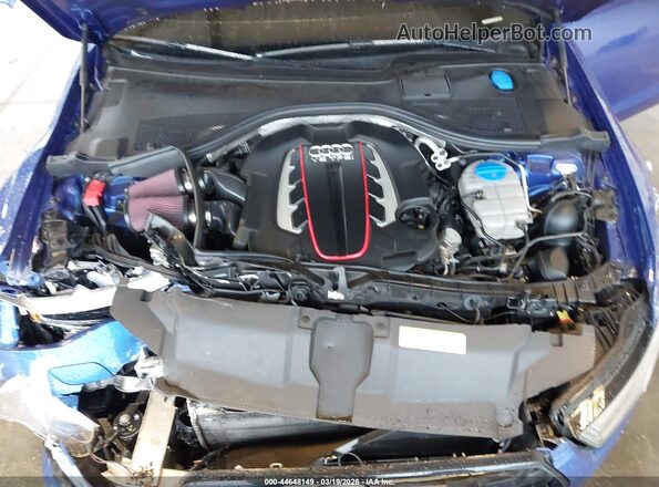 WAUHFAFC4HN043101 2017 AUDI S6 Синий Вид сзади