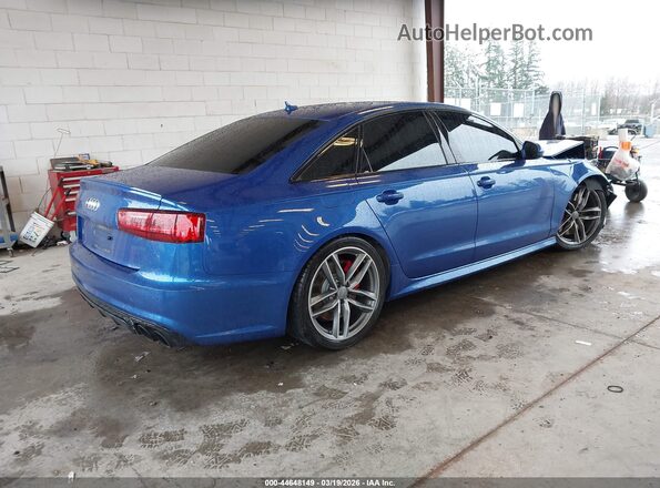 WAUHFAFC4HN043101 2017 AUDI S6 Синий Задняя правая четверть