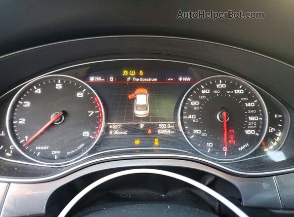 WAUHGAFC0GN106772 2016 AUDI OTHER White Instrument cluster view