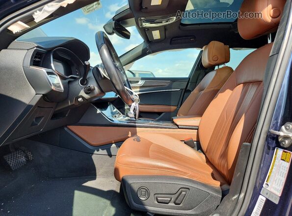 WAUL2AF29KN101286 2019 AUDI OTHER Blue Widok wnętrza z przodu