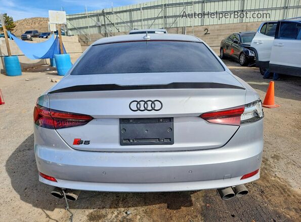 WAUP4AF53KA058013 2019 AUDI S5 Silver უკანა ხედი