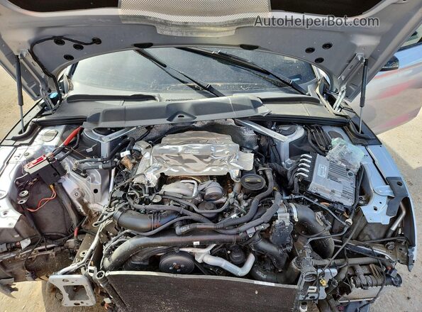 WAUP4AF53KA058013 2019 AUDI S5 Silver უკანა სალონის ხედი