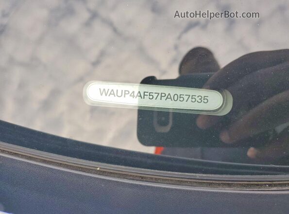 WAUP4AF57PA057535 2023 AUDI S5 Белый Вид подкапотного пространства