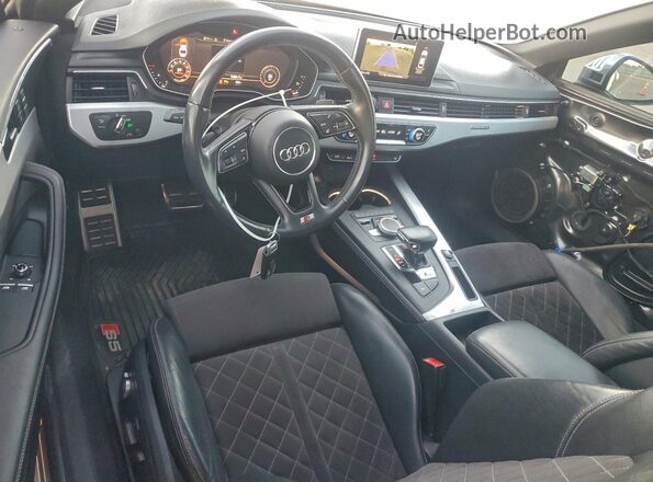 WAUP4AF58KA053227 2019 AUDI S5 Black Вид панелі приладів