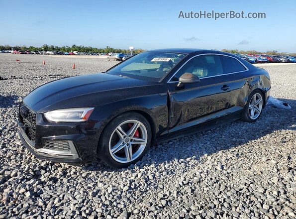 WAUP4AF59JA077177 2018 AUDI S5 Черный Передняя левая четверть