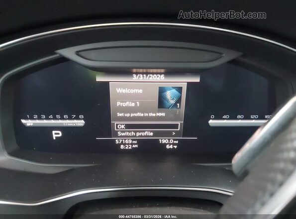WAUPFAF29LN016911 2020 AUDI S7 Dark Blue Widok tylnych siedzeń