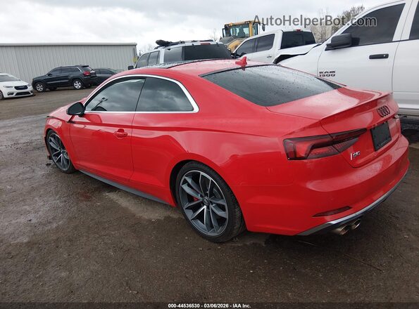 WAUR4AF52JA094475 2018 AUDI S5 Красный Задняя левая четверть
