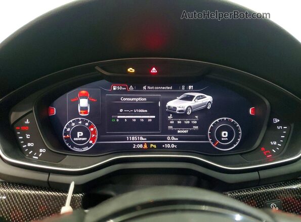 WAUR4AF55KA062816 2019 AUDI S5 Charcoal Widok zestawu wskaźników