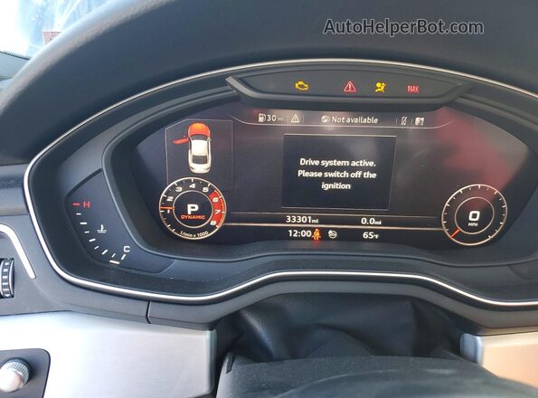 WAUR4AF59KA084799 2019 AUDI S5 Черный Вид щитка приборов