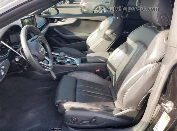 WAUUAAF52MA018245 2021 AUDI OTHER Black Widok wnętrza z przodu