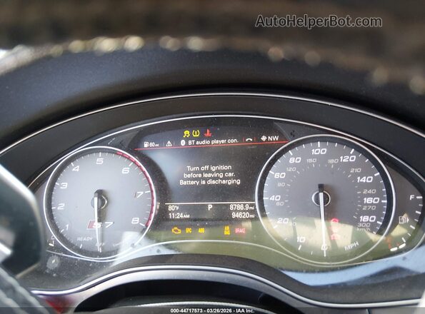 WAUW2AFC5GN040337 2016 AUDI S7 Синий Вид задних сидений