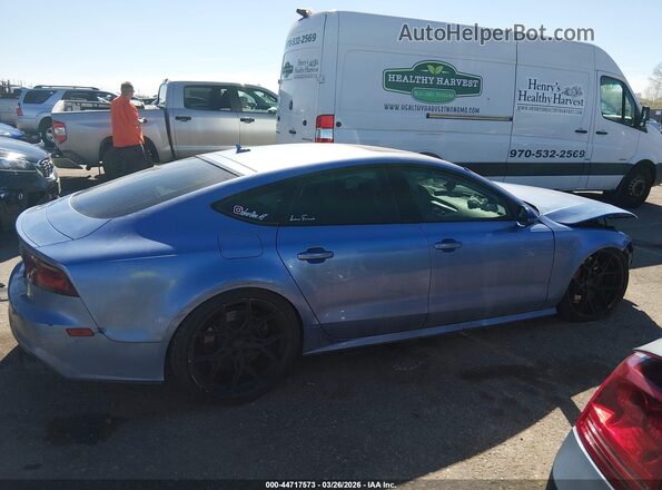 WAUW2AFC5GN040337 2016 AUDI S7 Синий Панорамный вид салона 360°