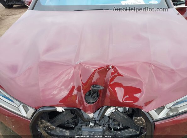 WB523CF00PCM68565 2023 BMW IX Red უკანა ხედი