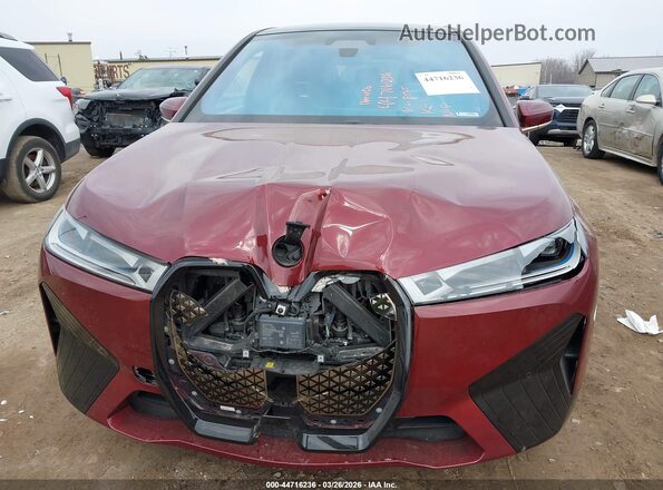 WB523CF00PCM68565 2023 BMW IX Red წინა ხედი