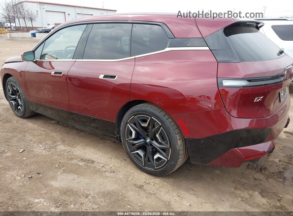 WB523CF00PCM68565 2023 BMW IX Red უკანა მარცხენა
