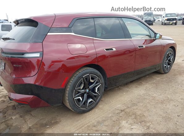 WB523CF00PCM68565 2023 BMW IX Red უკანა მარჯვენა