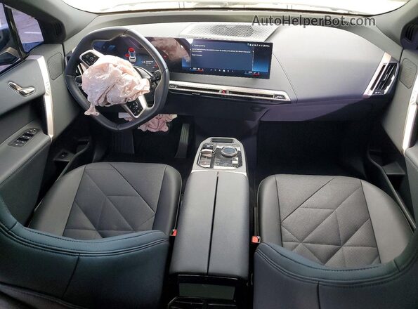 WB523CF00SCU13607 2025 BMW IX White წინა პანელის ხედი