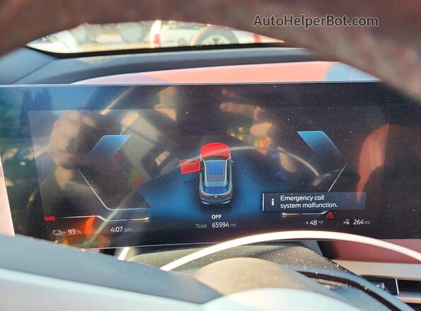 WB523CF04PCL20743 2023 BMW IX Blue Widok zestawu wskaźników