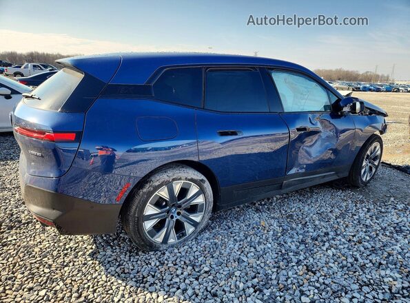 WB523CF06NCJ71362 2022 BMW IX Синий Задняя правая четверть