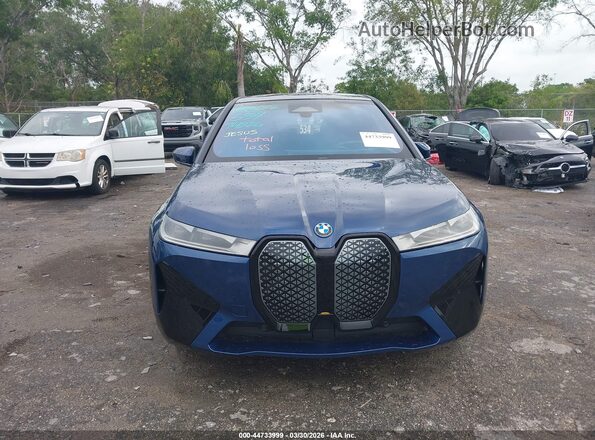 WB523CF06PCM42679 2023 BMW IX Blue Widok zestawu wskaźników