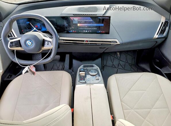 WB523CF07RCP98884 2024 BMW IX Black Вид панелі приладів