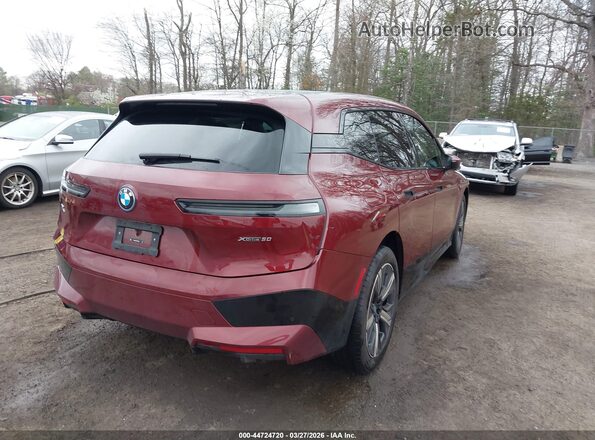 WB523CF09SCS38080 2025 BMW IX Burgundy Tył prawy
