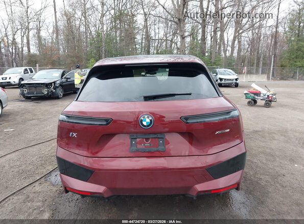 WB523CF09SCS38080 2025 BMW IX Burgundy 