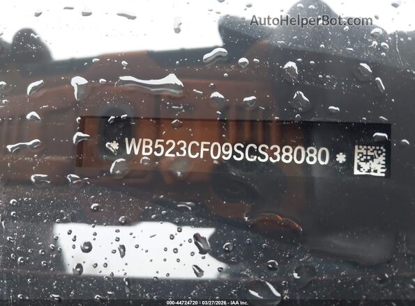 WB523CF09SCS38080 2025 BMW IX Burgundy Widok komory silnika
