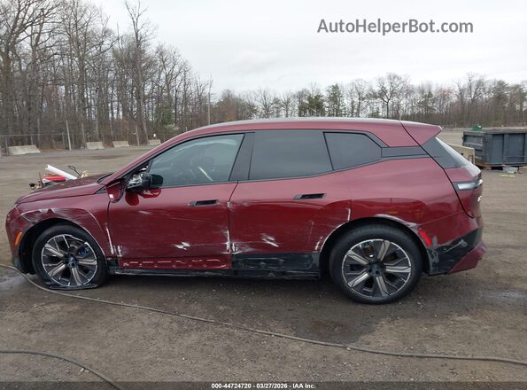 WB523CF09SCS38080 2025 BMW IX Burgundy Widok wnętrza 360 stopni