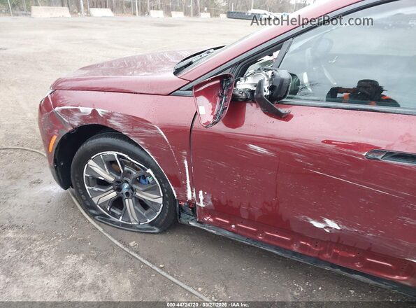 WB523CF09SCS38080 2025 BMW IX Burgundy Widok z przodu