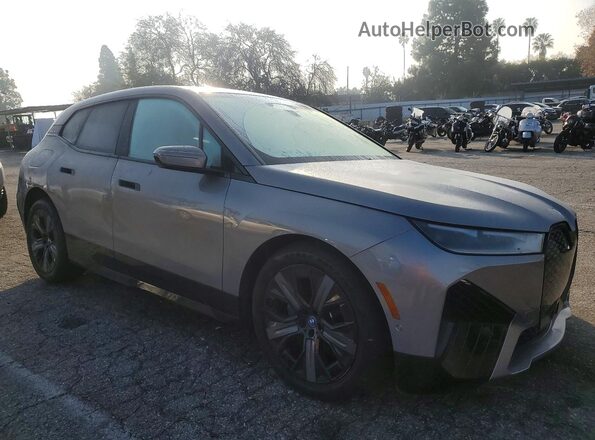 WB523CF0XSCS20574 2025 BMW IX Gray Delantero derecho