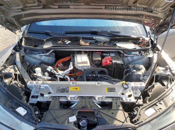 WB523CF0XSCS20574 2025 BMW IX Gray Vista del compartimento del motor
