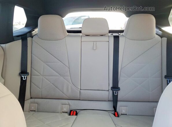 WB523CF0XSCS20574 2025 BMW IX Gray Vista de los asientos traseros