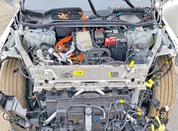 WB533CF07PCM80510 2023 BMW IX White Engine compartment view
