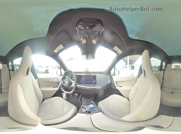 WB543CF00TCV95299 2026 BMW IX Белый Панорамный вид салона 360°