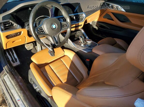 WBA13AR01MCE94751 2021 BMW M4 Blue წინა პანელის ხედი